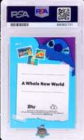 2023 Topps Chrome Disney 100 Years of Wonder Stitch In Costume Gold Wave Refractor Whole New World #SC7 6 of 50 PSA 10 89082731