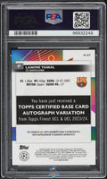 2023 Topps Finest UCC Lamine Yamal Auto #ALY PSA 10