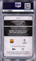 2023 Lamine Yamal PSA 9 10 Topps Inception UCC Marks EX Auto Red #EXLY6 /5