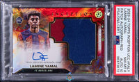 2023 Lamine Yamal PSA 8 10 Topps Inception Patch Auto Red #PALY /10