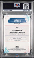 2023 CJ Stroud PSA 10 Topps Motif Aquarelle Auto #AACS /99