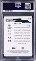 2023 Topps UEFA CC Lionel Messi Historic Foilfractor 1 of 1 PSA Auth