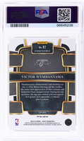 2023 Victor Wembanyama PSA 10 Select Concourse Red Cracked Ice #87