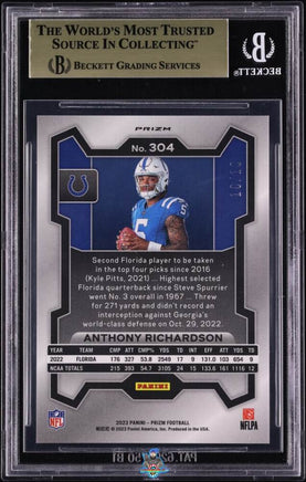 2023 Anthony Richardson BGS 9.5 Prizm Rookie Gold Prizm #304 10/10