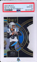 2023 Bryce young PSA 10 Select Rookie Premier Lvl Die Cut Black Prizm #167 1/1