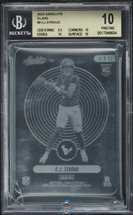 2023 CJ Stroud BGS 10 Absolute Rookie Glass #GCJ