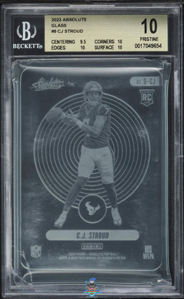 2023 CJ Stroud BGS 10 Absolute Rookie Glass #GCJ