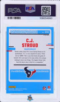 2023 CJ Stroud PSA 10 Donruss Optic Green Velocity #244