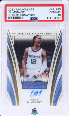 2023 Ja Morant PSA 10 Immaculate Jubilee Signatures #IJLJMG 22/25