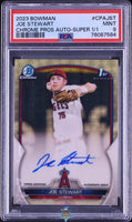 2023 Joe Stewart PSA 9 Bowman Chrome Rookie Pros Auto Superfractor #CPAJST 1/1