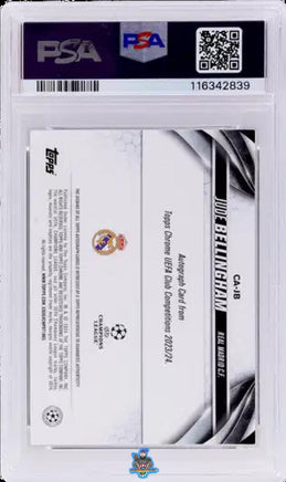 2023 Jude Bellingham PSA 9 Topps Sapphure UCC Autograph Black #CAJB 1/10