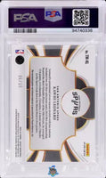 2023 Kawhi Leonard PSA 9 Select Throwback Mem Gold Prizm #TMKL 6/10