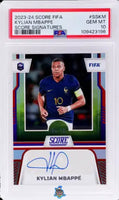 2023 Kylian Mbappe PSA 10 Score FIFA Score Signatures #SSKM 4/10