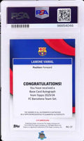 2023 Lamine Yamal PSA 9 Topps FCB Team Set Rookie Auto Tiki Taka #AULY