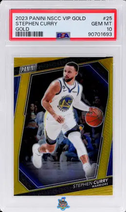 2023 Stephen Curry PSA 10 NSCC VIP Gold Gold #25 5/10