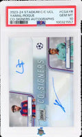 2023 Yamal Roque PSA 10 Topps Stadium Club UCL Co Singers Autographs #CSAYR