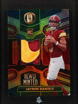 2024 Jayden Daniels Raw Gold Standard Newly Minted Memorabilia #NMMJDS /1 2024-gs-jd-nmmjds-1-1