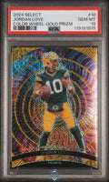 2024 Jordan Love PSA 10 Select Color Wheel Gold Prizm #10 4/10