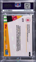 2024 Lamine Yamal PSA 10 Topps Now UEFA Euro Goalie Net Relic Red Foil #67 /10