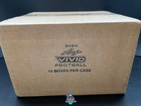 2024 Leaf Vivid Football Factory Sealed Case - 10 Boxes per Case