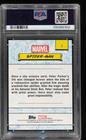 2024 Marvel Sapphire Spider Man Green #1 /99 PSA 10