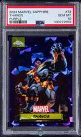 2024 Marvel Sapphire Thanos Purple #72 10 of 15 PSA 10