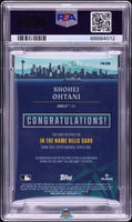 2024 Shohei Ohtani PSA 9 Topps In The Name Relic "O" #ITNSOH 1/1