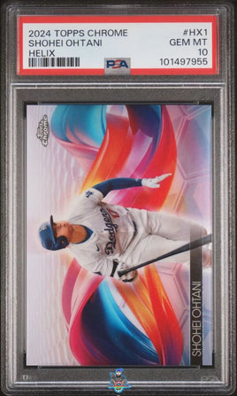 2024 Topps Chrome Shohei Ohtani Helix #HX1 PSA 10