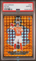 2024 Bo Nix PSA 10 Mosaic Rookie Orange #312 105/199