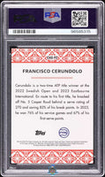 2024 Francisco Cerundolo PSA 10 Topps Chrome Aces Superfractor #CASFC 1/1