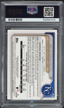 2024 Jac Caglianone PSA 10 Bowman Draft Chrome Prospect Auto #CPAJC