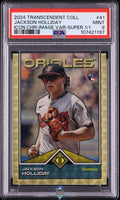 2024 Jackson Holliday PSA 9 Topps Transcendent Icons Rookie Superfractor #41 1/1