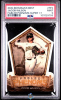 2024 Jacob Wilson PSA 9 Bowmans Best Fabled Phenoms Superfractor #FP4 1/1