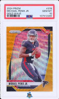 2024 Michael Penix Jr. PSA 10 Prizm Gold Wave Prizm #378 6/10