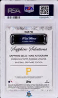 2024 Paul Skenes PSA 10 Topps Chrome Updt Rookie Sapph Sel Auto Orange 23/25