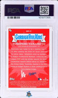 2024 Yoshinobu Yamamoto PSA 10 Bowman Chrome Rookie Garbage Pail Red Ref 4/5