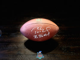 Tom Brady #12 New England Patriots Signed Football IPA COA 10018961 Cert Auto