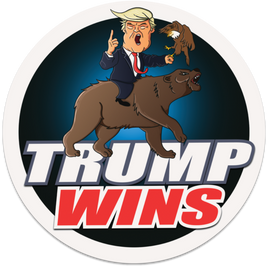 Trump Wins 3.7" Coaster