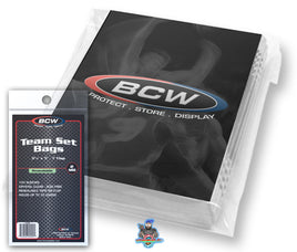 BCW Resealable Team Set Bags 100ct