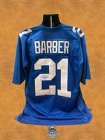 Tiki Barber Signed Jersey with Authentication