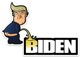 Trump / Biden Die Cut Stickers