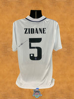 Zinedine Zidane Signed Jersey with Authentication