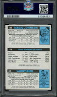 1980 Topps Larry Bird Scoring Leader PSA 8 Auto 10 51764452