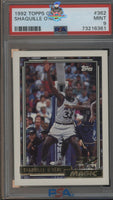 1992 Shaquille O'Neal PSA 9 Topps Gold #362