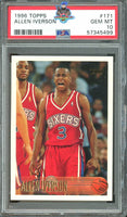 1996 Allen Iverson PSA 10 Topps #171