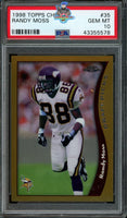 1998 Topps Chrome Randy Moss #35 PSA 10 43355578