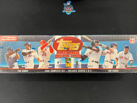 2001 Topps Baseball Factory Sealed Series 1 and 2 Complete Set