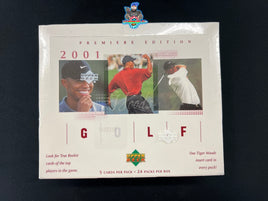 2001 Upper Deck Premiere Edition Golf Factory Sealed Box