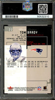 2002 Fleer Box Score Tom Brady #22 PSA 10 50532310