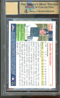 2005 Justin Verlander BGS 9.5 10 Topps Chrome Auto Refractor #242 /500